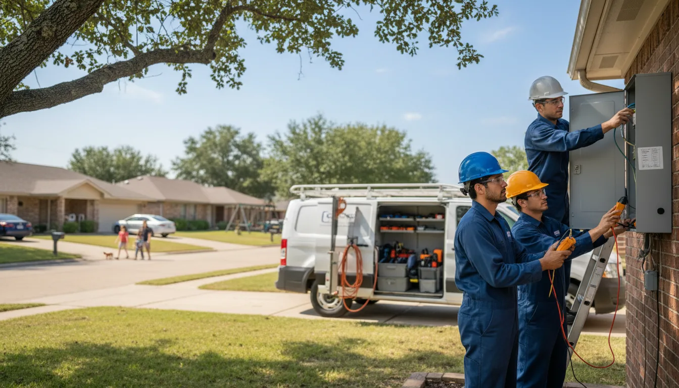 Certified electrician providing emergency electrical services in Poynette, WI